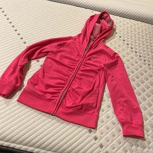 Nike pink hooded jacket